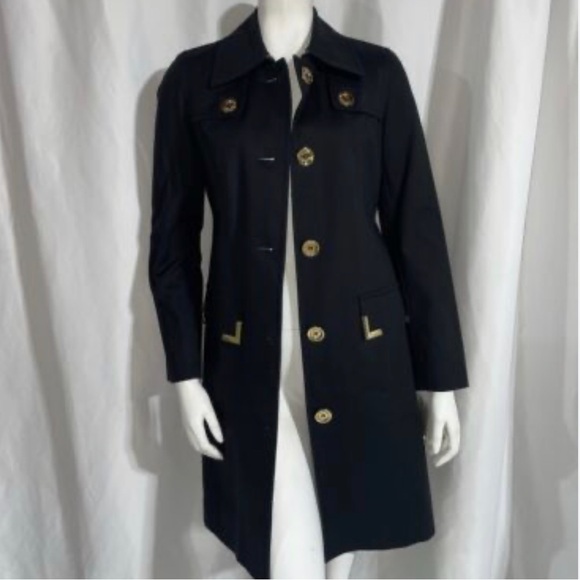 Michael Kors trench with gold hardware, XL, EUC - Picture 5 of 9